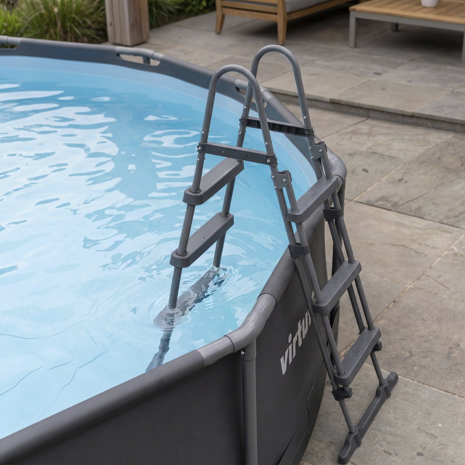 VirtuFit Zwembadtrap 100 cm - Universeel