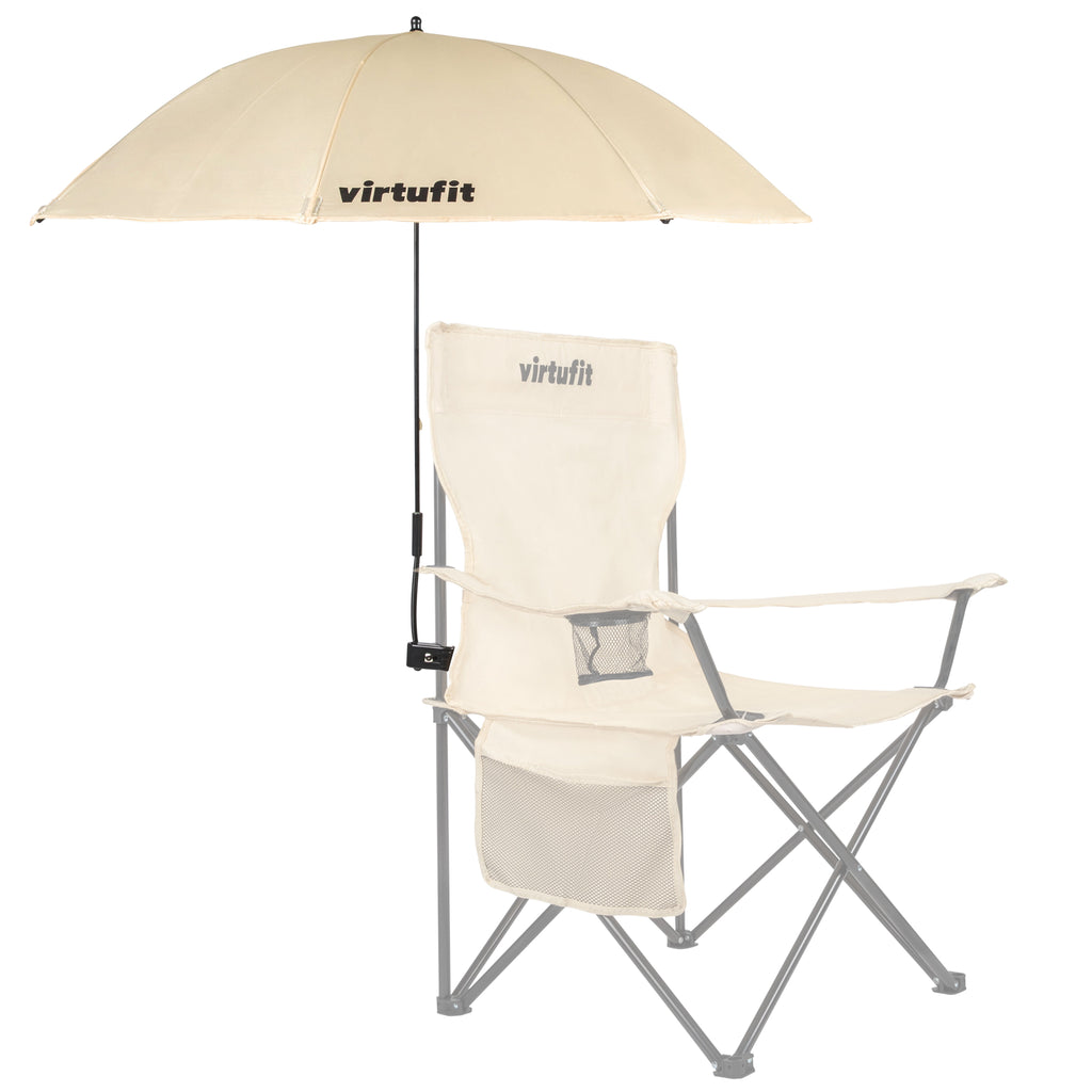 VirtuFit Universele Stoelparasol - Beige
