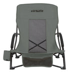 VirtuFit Strandstoel opvouwbaar - Campingstoel - Grijs