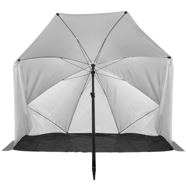 VirtuFit Strandparasol - Windscherm - Strandtent - 160 cm - Grijs