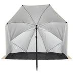 VirtuFit Strandparasol - Windscherm - Strandtent - 160 cm - Beige