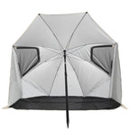 VirtuFit Strandparasol Premium - Windscherm - Strandtent - 200 cm - Beige