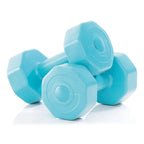 Gymstick Active Vinyl Dumbbell Set - Blauw - 2 x 3 kg