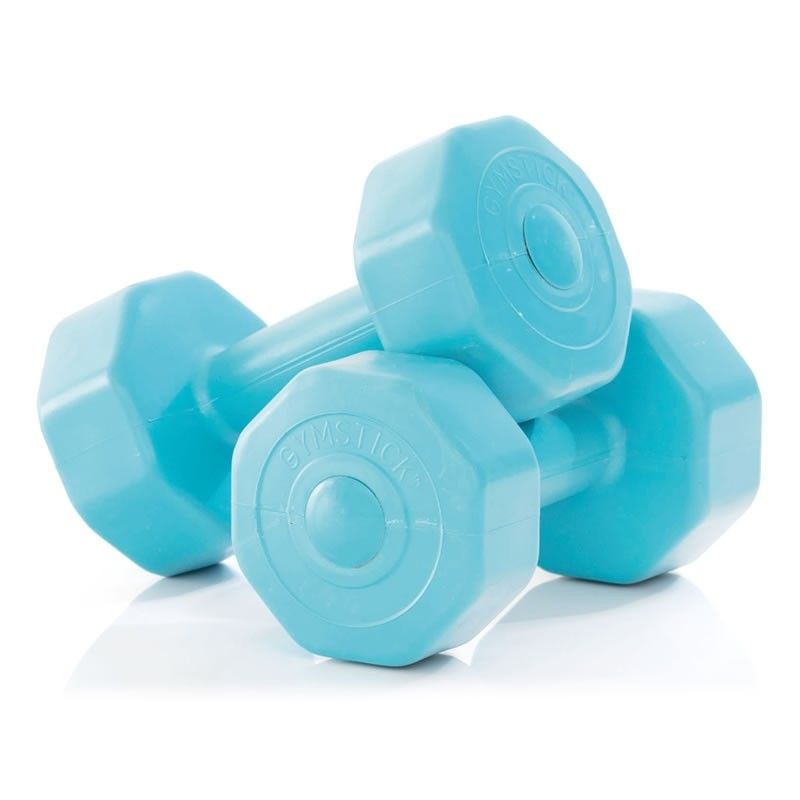 Gymstick Active Vinyl Dumbbell Set - Blauw - 2 x 1 kg