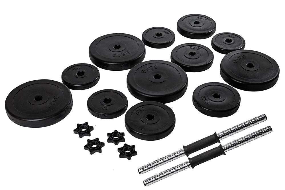 VirtuFit Verstelbare Dumbbell Set - Vinyl - 2 x 14 kg