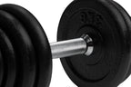 VirtuFit Dumbbellset Pro - Verstelbare Halterset - Gietijzer - 2 x 15 kg