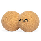 VirtuFit Premium Kurk Peanut Ball - Dual Massagebal - Ecologisch