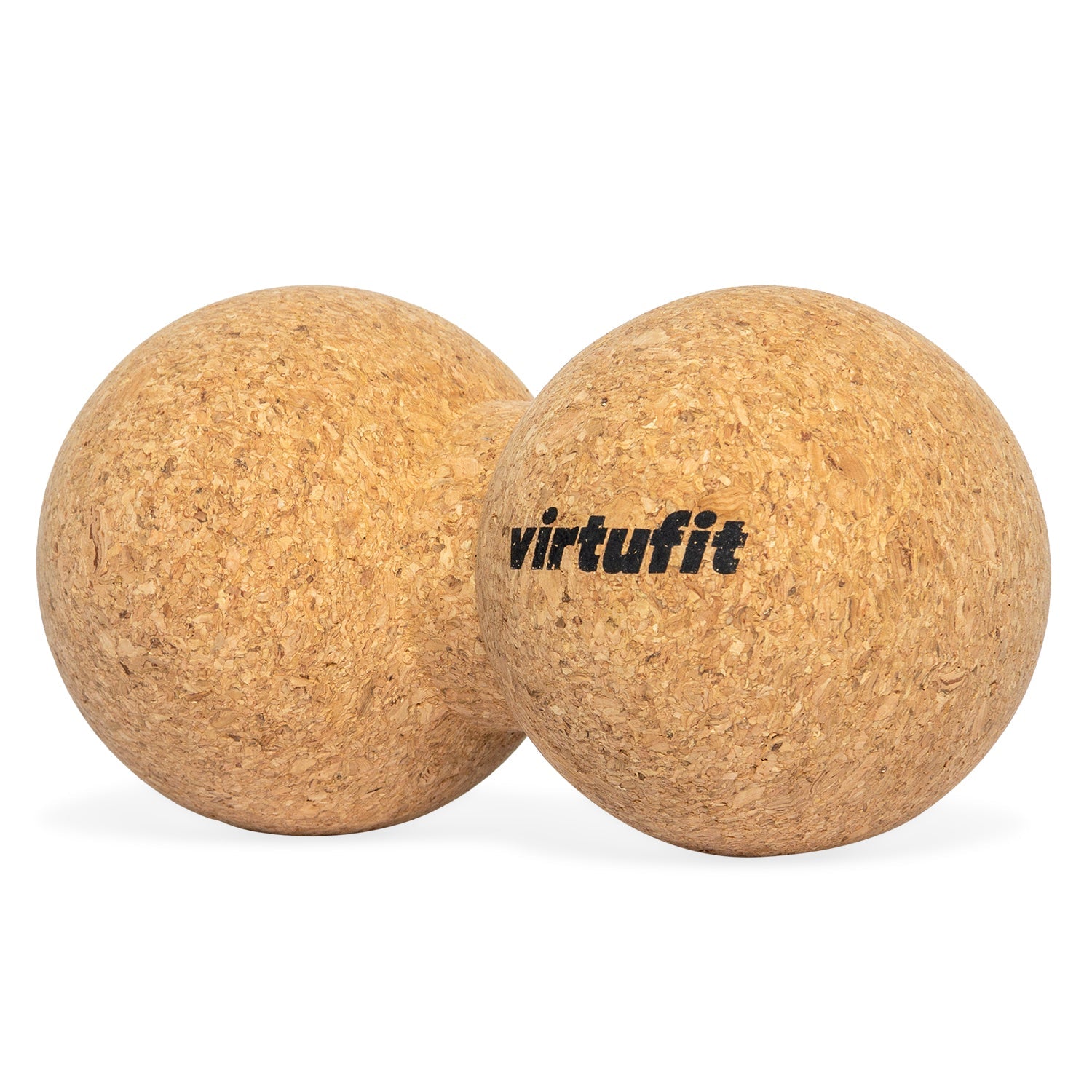 VirtuFit Premium Kurk Peanut Ball - Dual Massagebal - Ecologisch