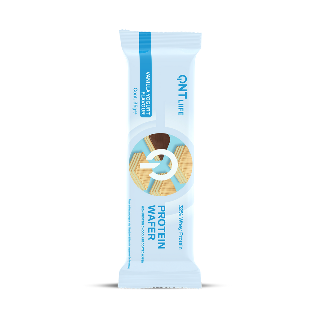 QNT Protein Wafer Bar - Eiwit Reep - 12 x 35 gr - Vanilla Yoghurt