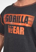 Gorilla Wear Wallace Workout Top - Grijs/Oranje