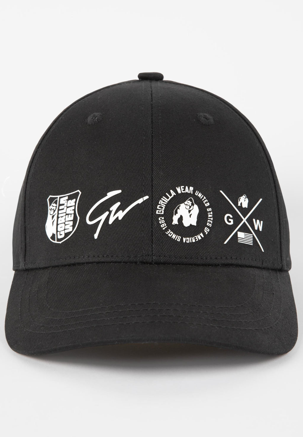 Gorilla Wear Weston Cap - Pet - Zwart