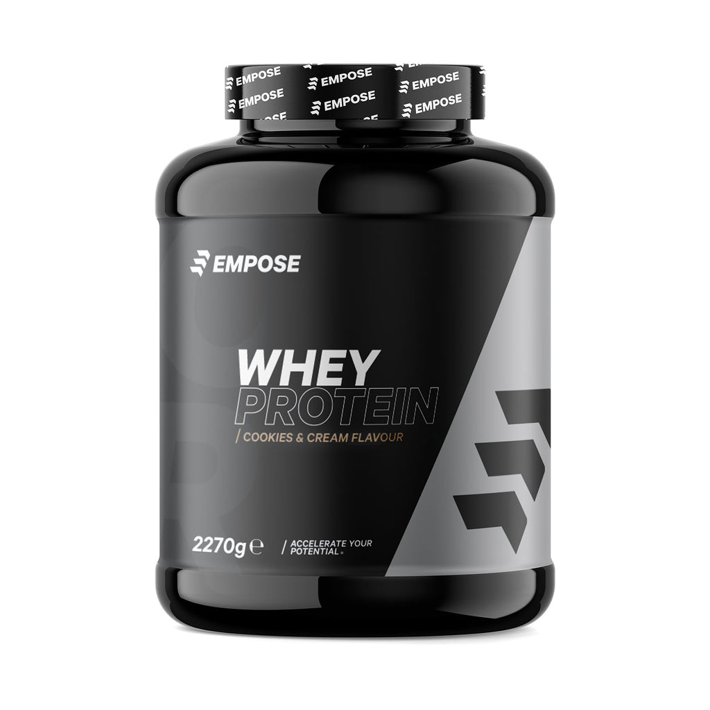 Empose Nutrition Whey Protein - Eiwit Poeder - Cookies & Cream - 2270 gram - Aanzicht