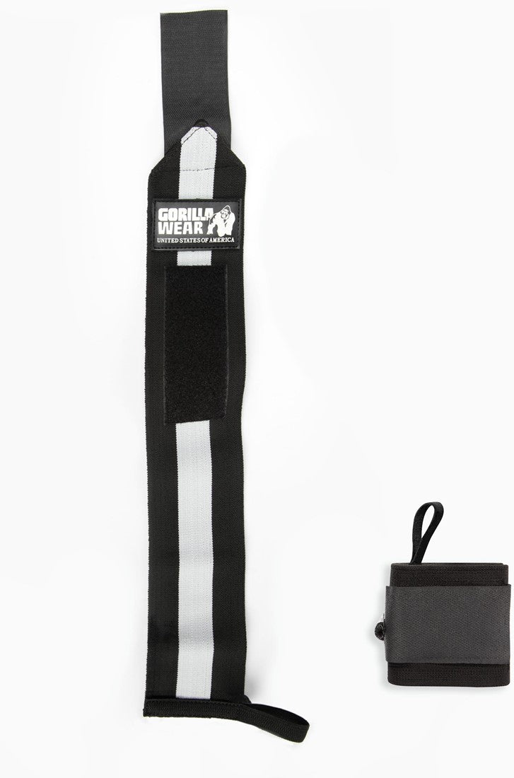 Gorilla Wear Wrist Wraps Ultra - Zwart/Wit