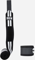 Gorilla Wear Knee Wraps - Zwart/Wit