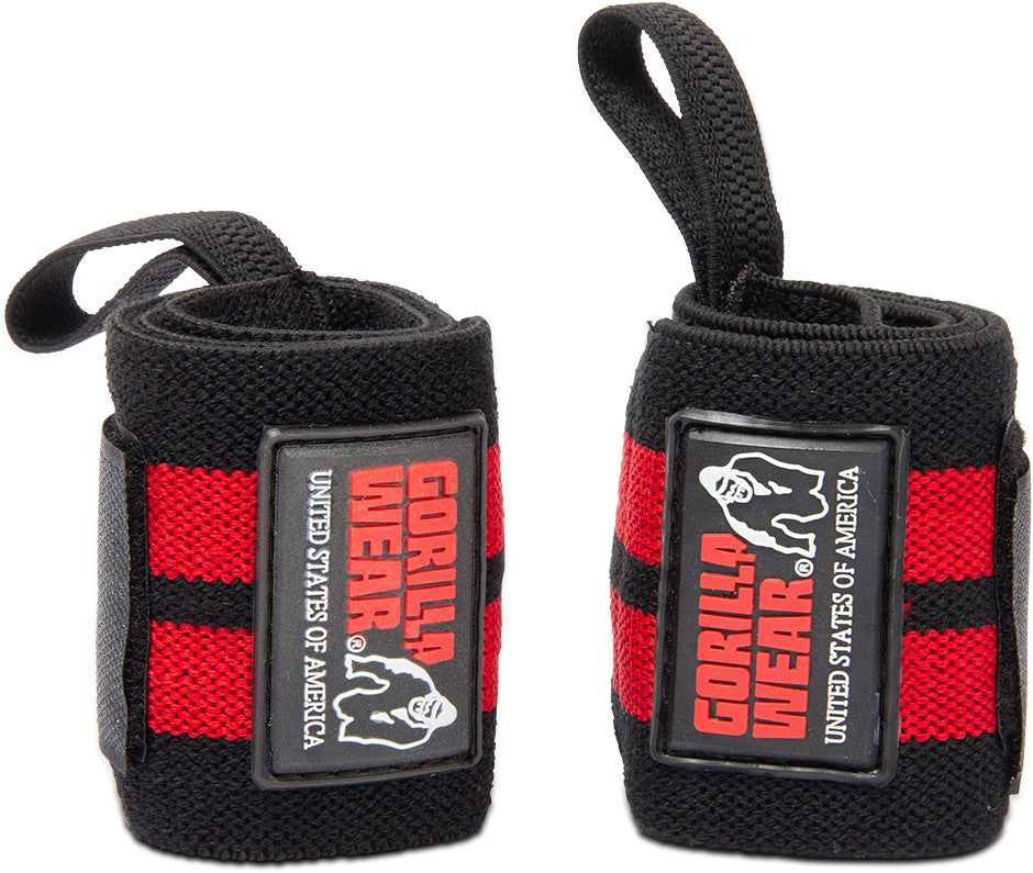 Gorilla Wear Wrist Wraps Pro - Zwart/Rood
