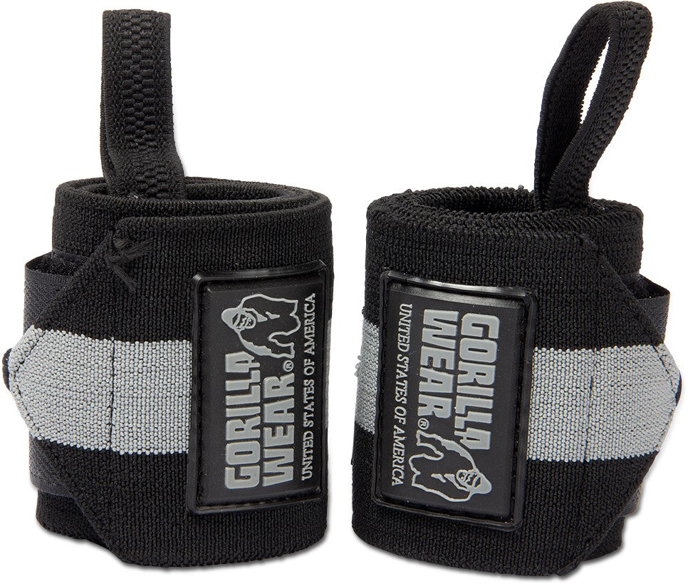 Gorilla Wear Wrist Wraps Ultra - Zwart/Grijs