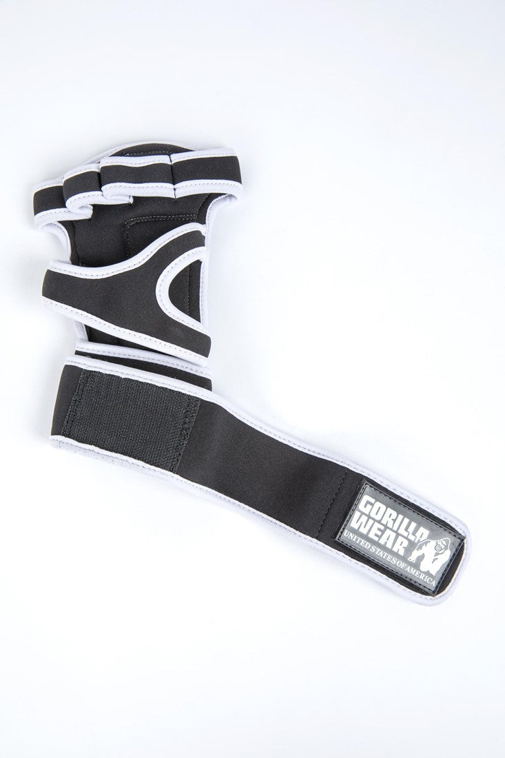 Gorilla Wear Yuma Krachtsport Handschoenen - Zwart/Wit
