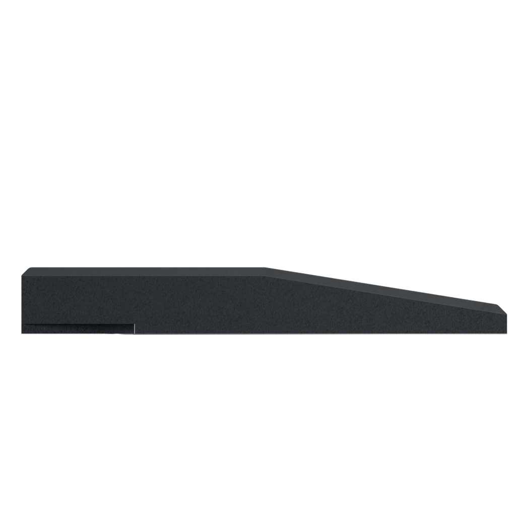 Flow Fitness Oploopprofiel Rubberen Tegel Met Waterdichte SBR-laag - 50 x 15 cm
