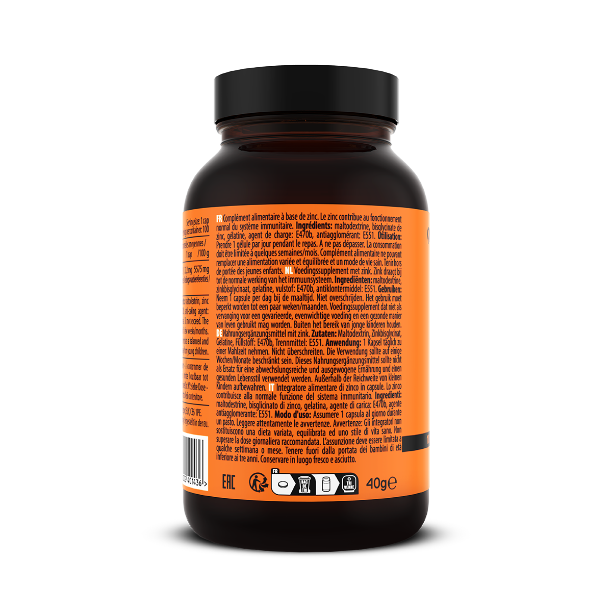 QNT Zinc - Zink - 100 Capsules