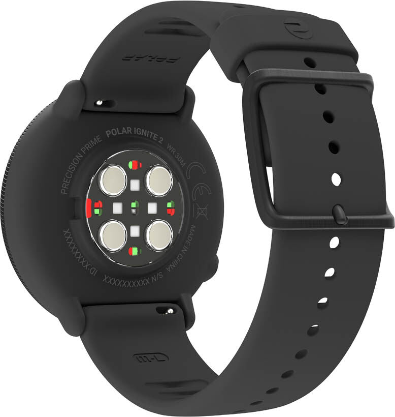 Polar Ignite 2 Sporthorloge - Zwart / Parel