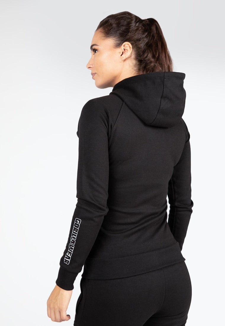 Gorilla Wear Marion Vest met Capuchon - Zwart