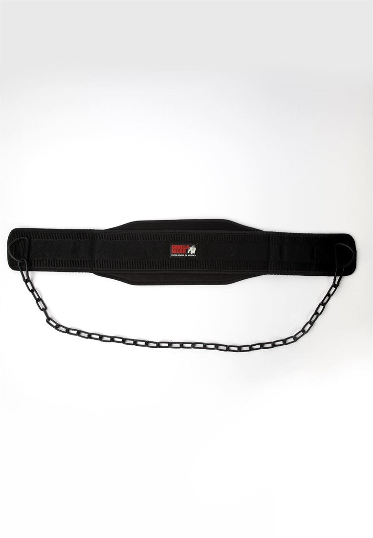 Gorilla Wear Nylon Dip Belt - Zwart