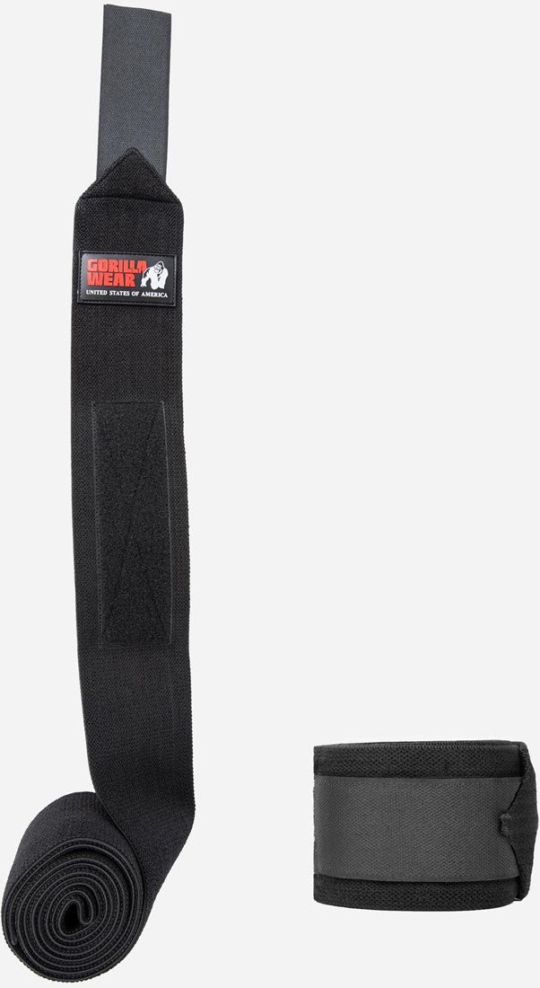 Gorilla Wear Knee Wraps - Zwart