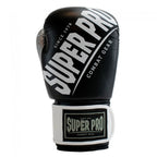 Super Pro Combat Gear Rebel (Kick)Bokshandschoenen - Zwart/Wit