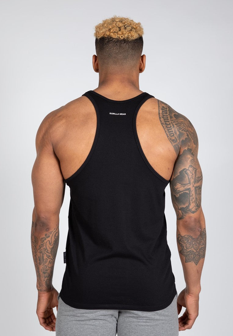 Gorilla Wear Carter Stretch Tank Top - Zwart