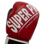 Super Pro Combat Gear Rebel (Kick)Bokshandschoenen - Rood/Wit