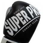 Super Pro Combat Gear Rebel (Kick)Bokshandschoenen - Zwart/Wit
