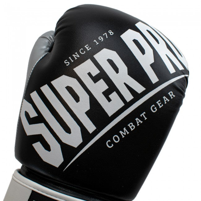 Super Pro Combat Gear Rebel (Kick)Bokshandschoenen - Zwart/Wit
