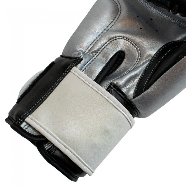 Super Pro Combat Gear Rebel (Kick)Bokshandschoenen - Zwart/Wit
