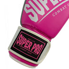 Super Pro Combat Gear Rebel (Kick)Bokshandschoenen - Roze/Wit