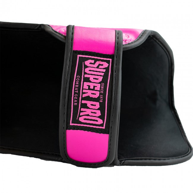 Super Pro Combat Gear Rebel Scheenbeschermers - Roze/Wit