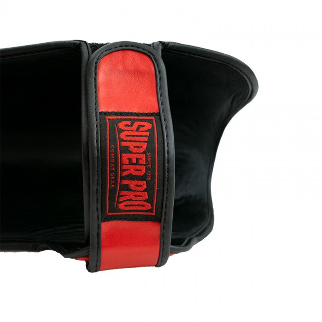 Super Pro Combat Gear Rebel Scheenbeschermers - Rood/Wit