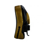 Super Pro Combat Gear Curved Lederen Handpads - Zwart / Goud
