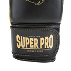 Super Pro Combat Gear Victor Bokszakhandschoenen - Zwart/Goud