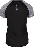 Gorilla Wear Monetta Performance T-Shirt - Grijs Gemeleerd/Zwart