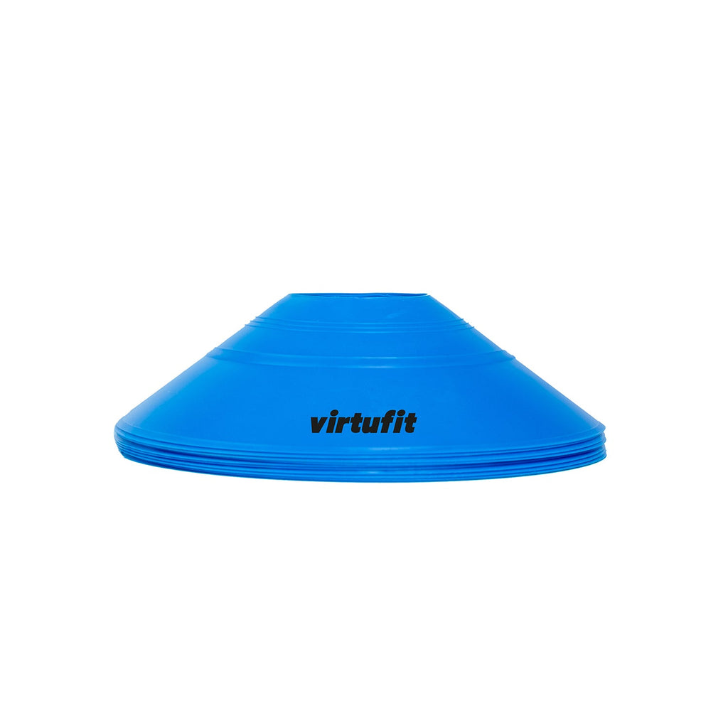 VirtuFit Trainingshoedjes met houder - Pionnen - 50 Stuks - Incl. draagnet