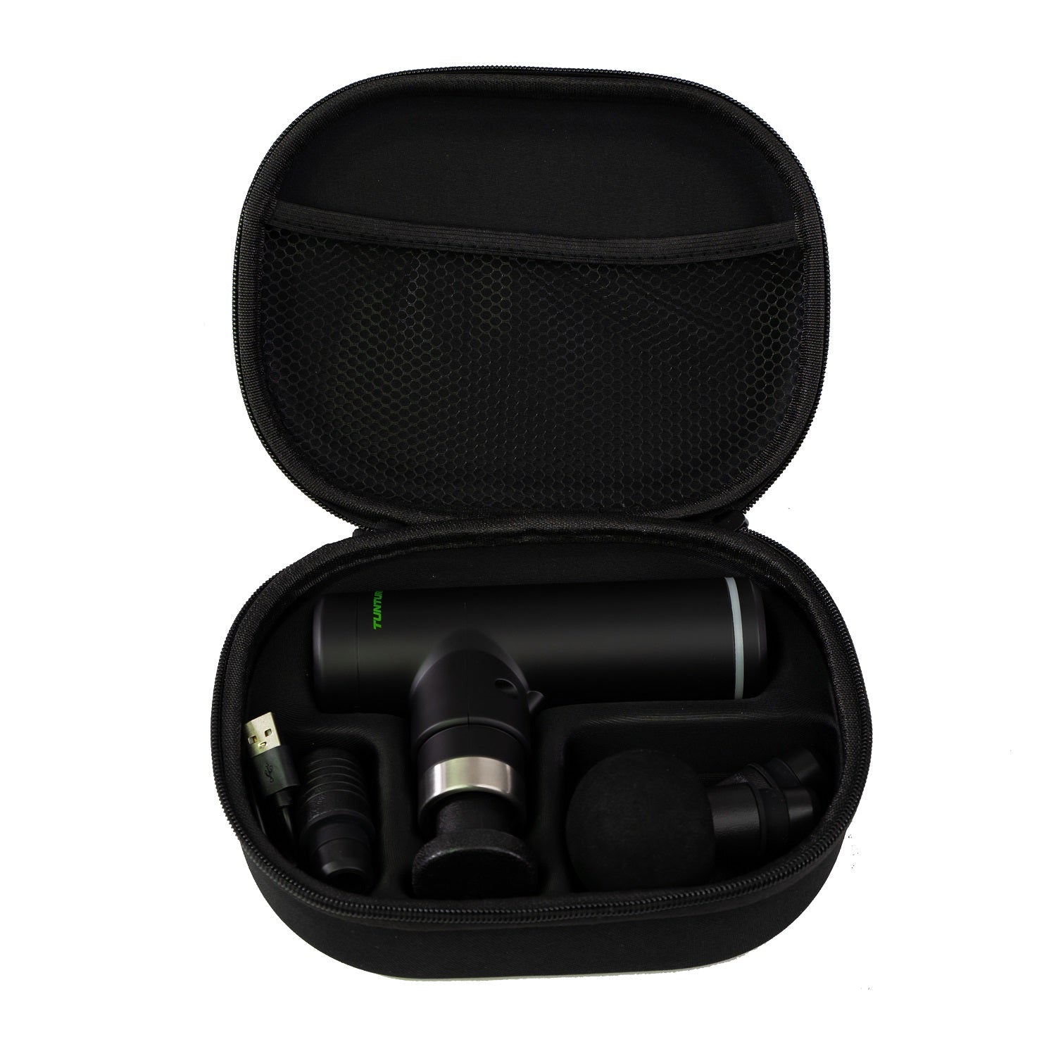Tunturi Massage Gun Mini - Massage Gun - 4 opzetstukken