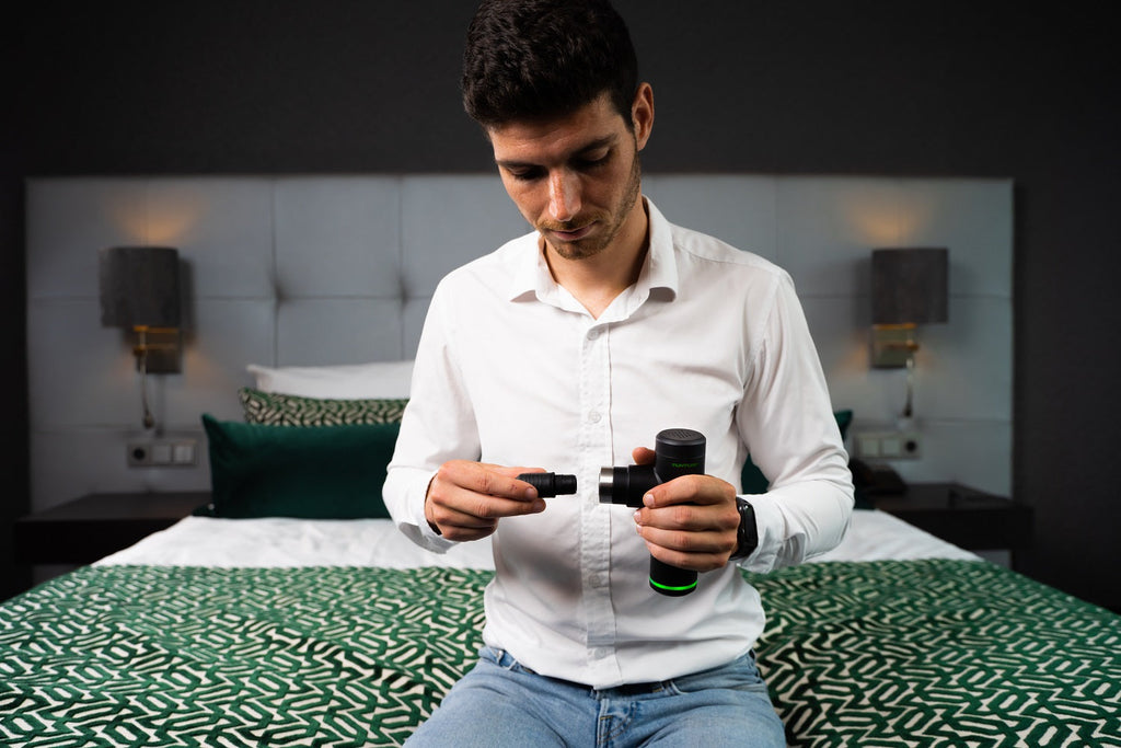 Tunturi Massage Gun Mini - Massage Gun - 4 opzetstukken