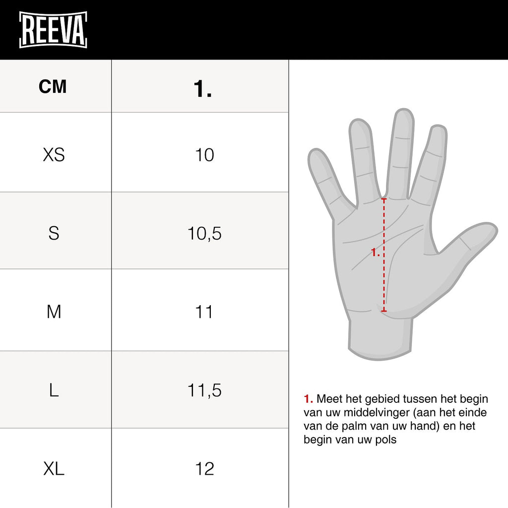 Reeva Fitness Handschoenen 3.0 met Wrist Wraps