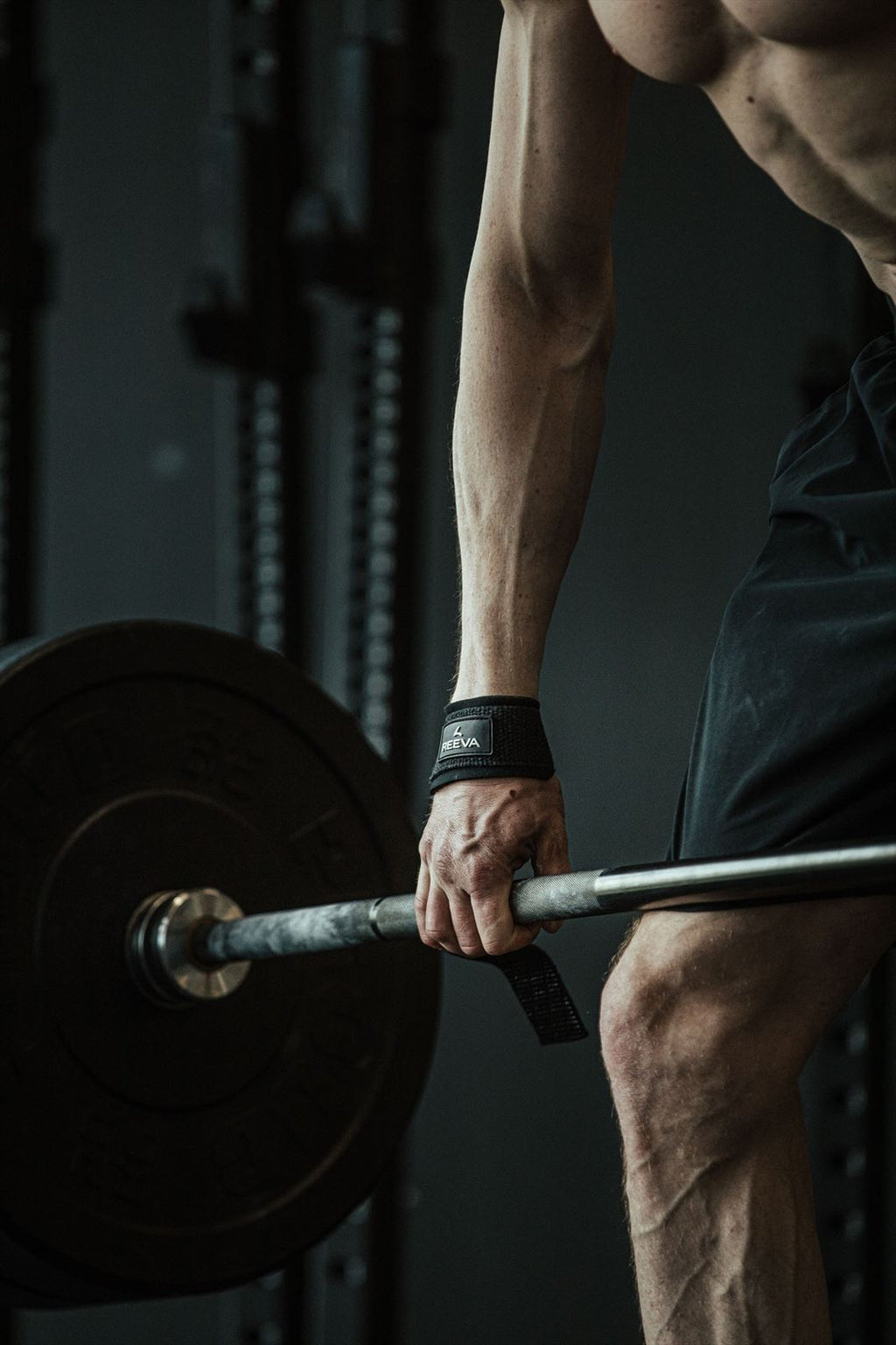 Reeva Lifting Straps met Padding - Zwart