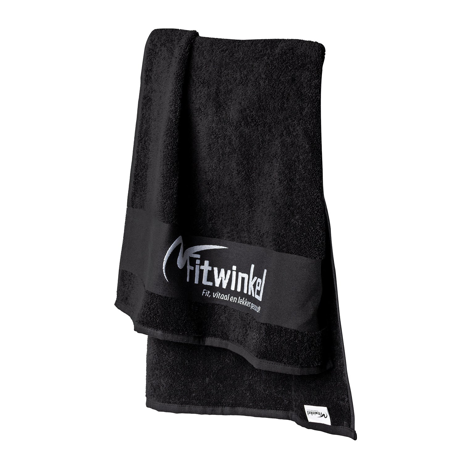 Fitwinkel Handdoek - 100 x 50 cm - Zwart