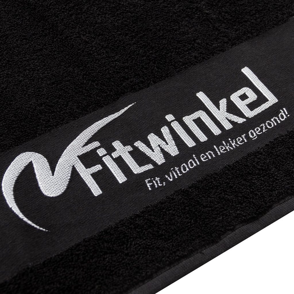 Fitwinkel Handdoek - 100 x 50 cm - Zwart
