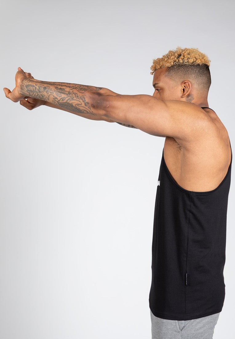Gorilla Wear Carter Stretch Tank Top - Zwart
