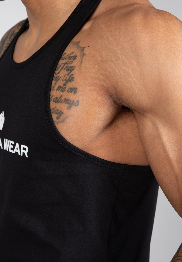 Gorilla Wear Carter Stretch Tank Top - Zwart
