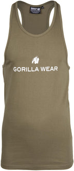 Gorilla Wear Carter Stretch Tank Top - Legergroen