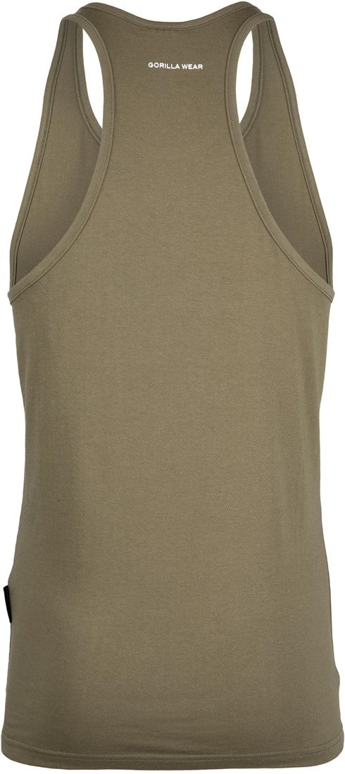 Gorilla Wear Carter Stretch Tank Top - Legergroen